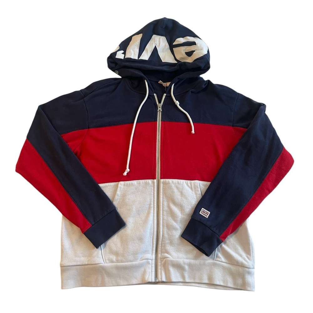 Levi's Zip Up Striped Hoodie‎ | Size Medium